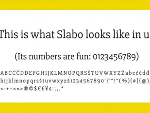 tipografia gratis con serifa moderna