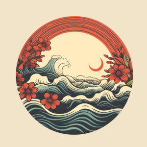 Logotipo estilo bohemio en midjourney